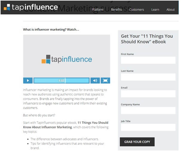 Tap Influence